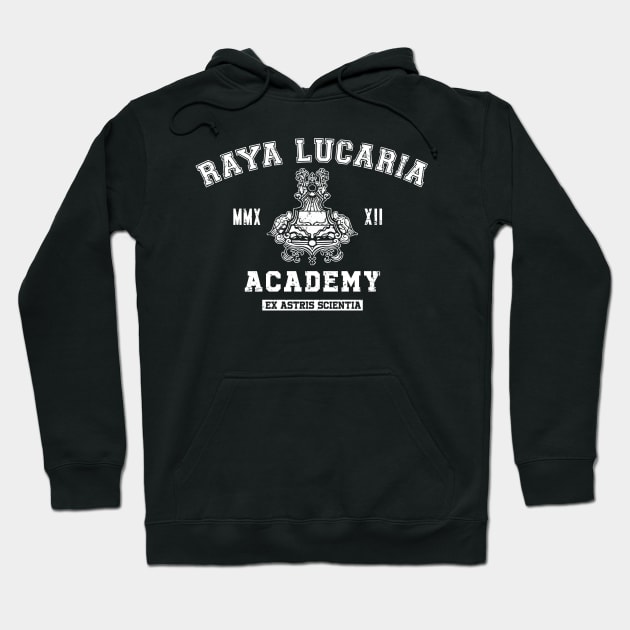 Raya Lucaria Academy (White) Hoodie by Miskatonic Designs